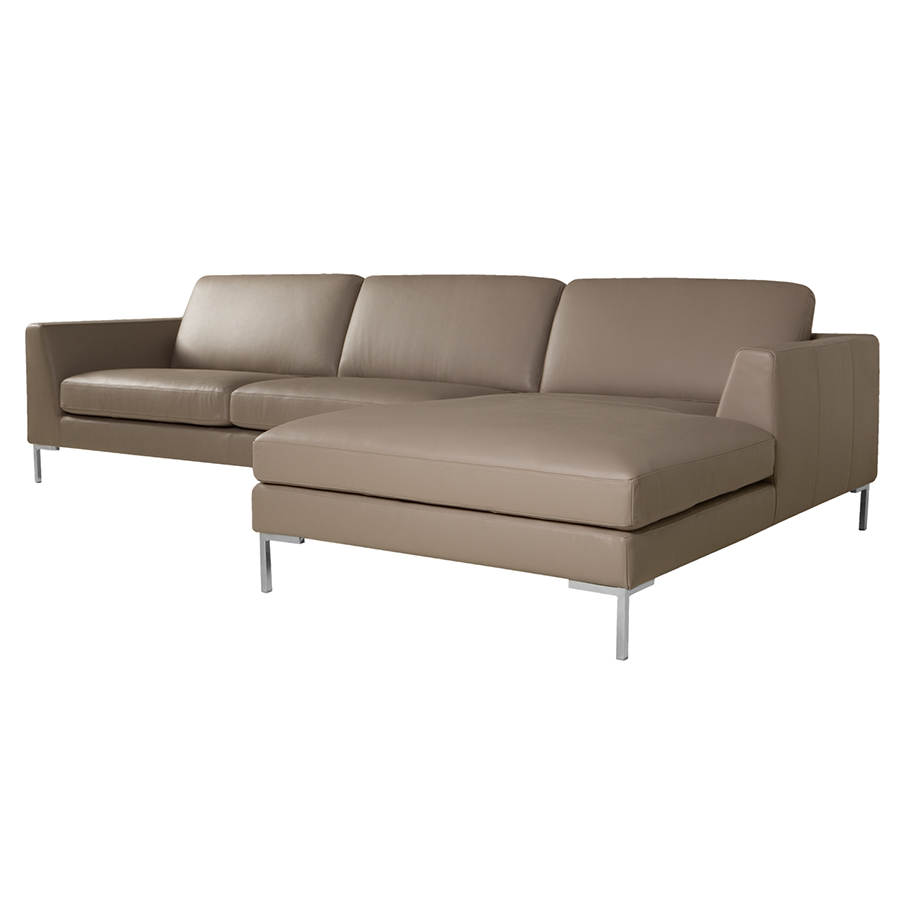 Диван угловой Ohio, правосторонний, светло-серый Sits S1488 - Вид №5