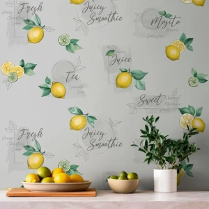 Wallsecret Mojito: Флизелиновые обои серого цвета с текстурным рисунком 89398141