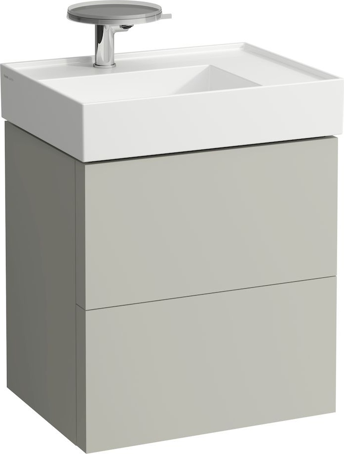 H4075580336451 Шкафчик под раковину, 2 ящика, включает в комплект органайзер, для раковины с полочкой справа 810334 LAUFEN PRO - Вид №1