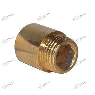 Удлинитель НР-ВР 15х1/2"  латунь TIEMME 1500031