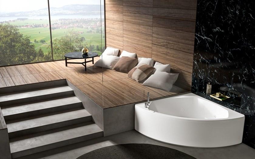 Albatros Угловая гидромассажная ванна из акрила Thea 01th55bs; 01th65bs - Вид №6