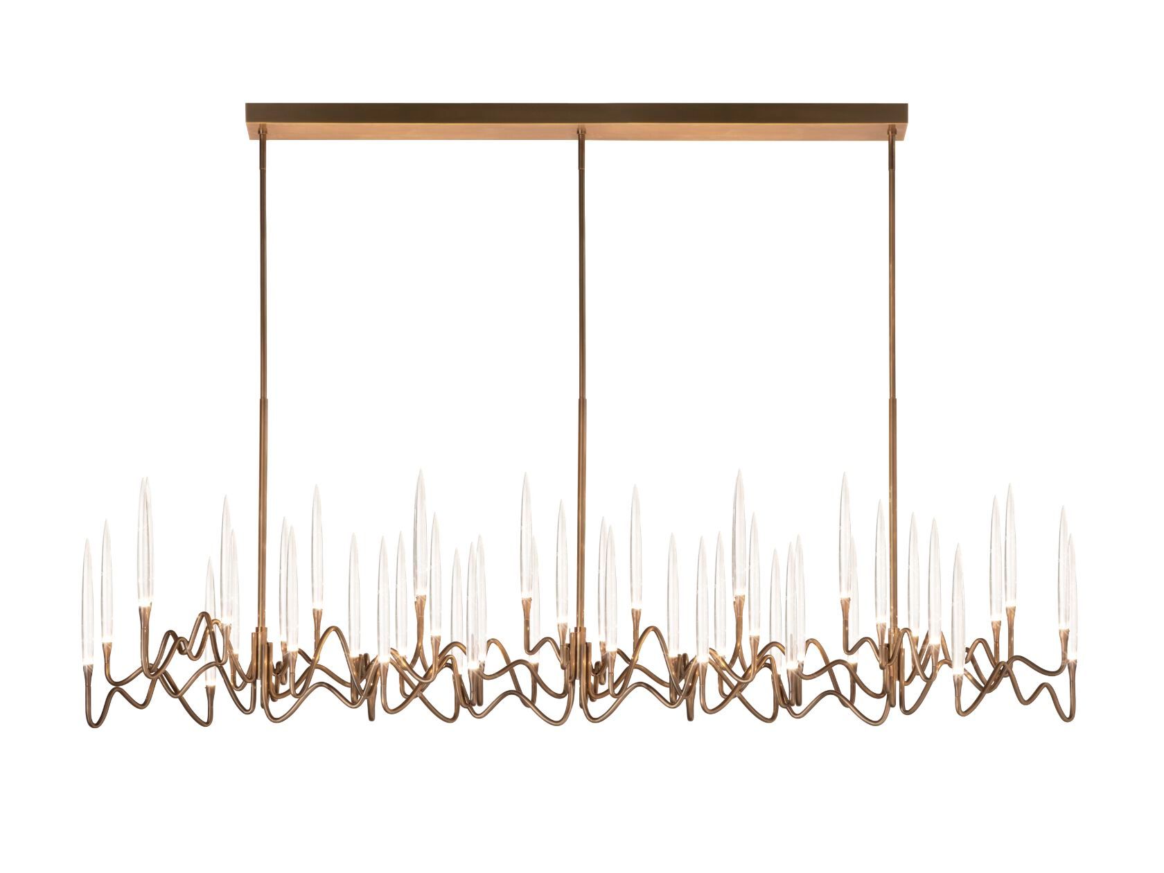 Латунный светодиодный подвесной светильник Il Pezzo Mancante кусок 3 ARCH-00098736 - Вид №12