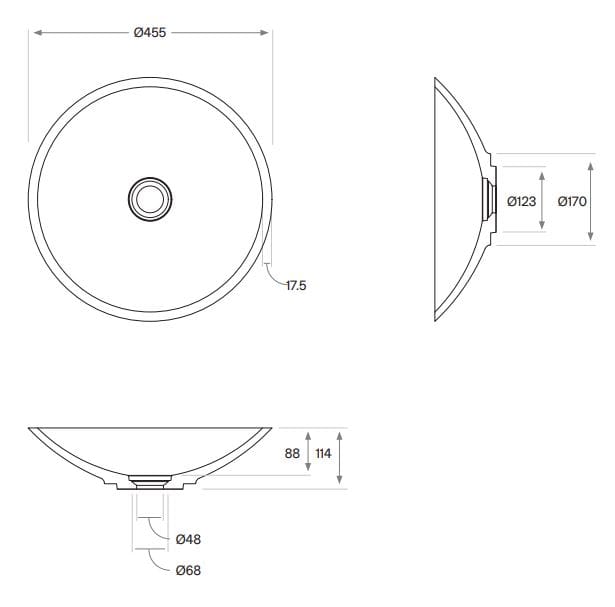Круглый умывальник COCOON Maison ARCH-00008161 - Вид №3