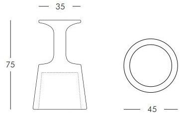 SLIDE Барный стул высокий из полиэтилена Drink sun-id-1386004 - Вид №4