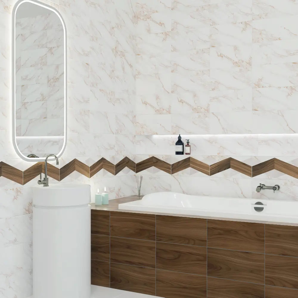 Плитка настенная Mersey Wood3 A0554V24103 20x40 см 1.6 м² матовая цвет микс 89352890 STLM-2169082 Santreyd - Вид №5