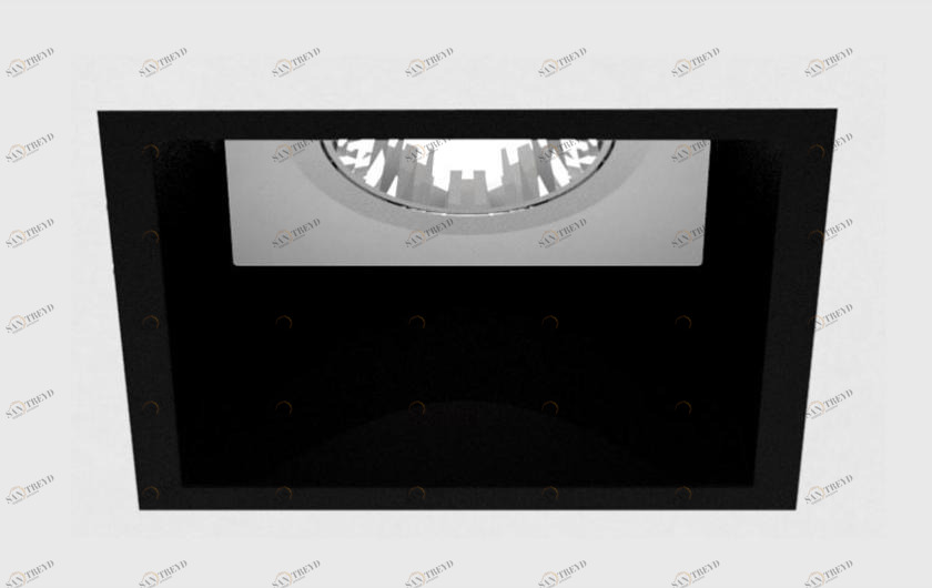 PROLICHT Квадратный встраиваемый светодиодный точечный светильник Dice sun-id-1374507