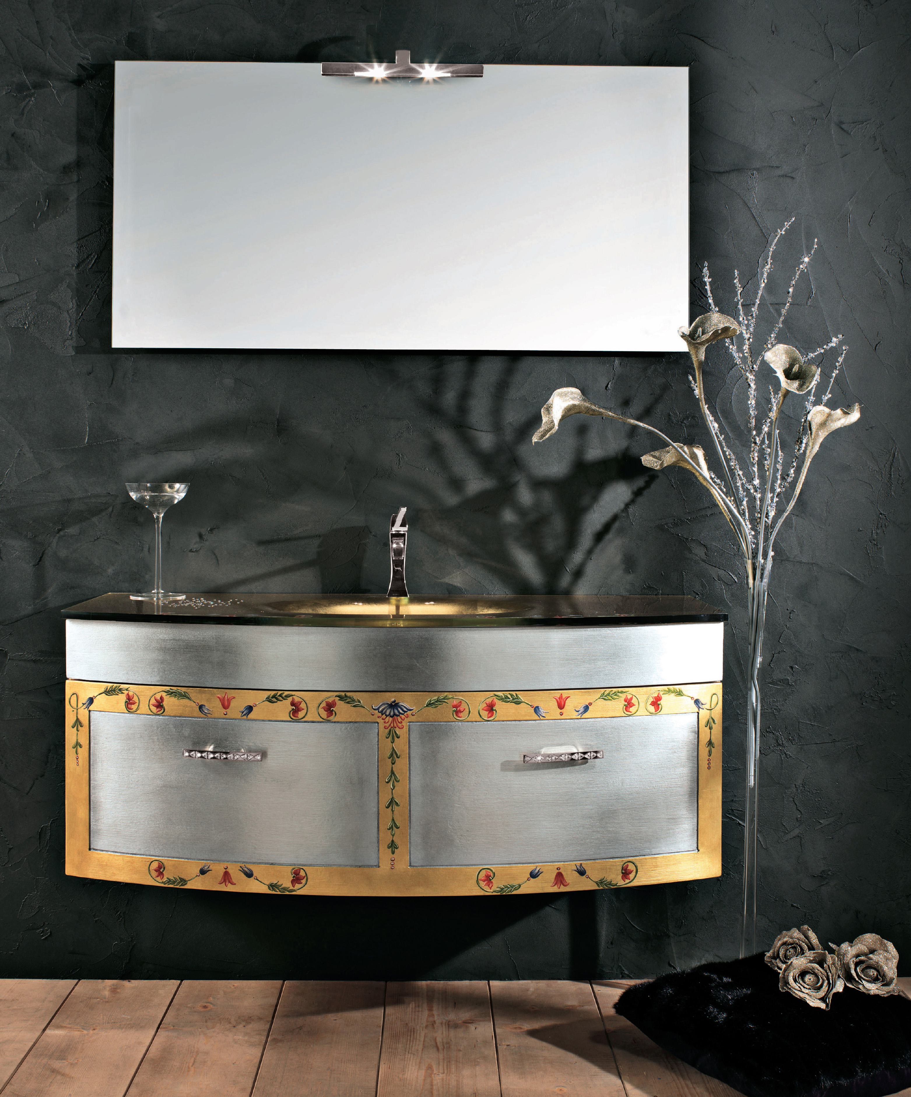 8086 Tifernoit Состав для ванной серебро - сусальное золото Bagno  - Вид №1