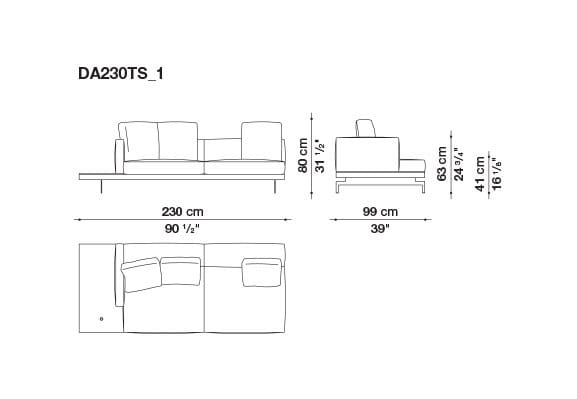 Кожаный диван B&B Italia док ARCH-00130675 - Вид №41