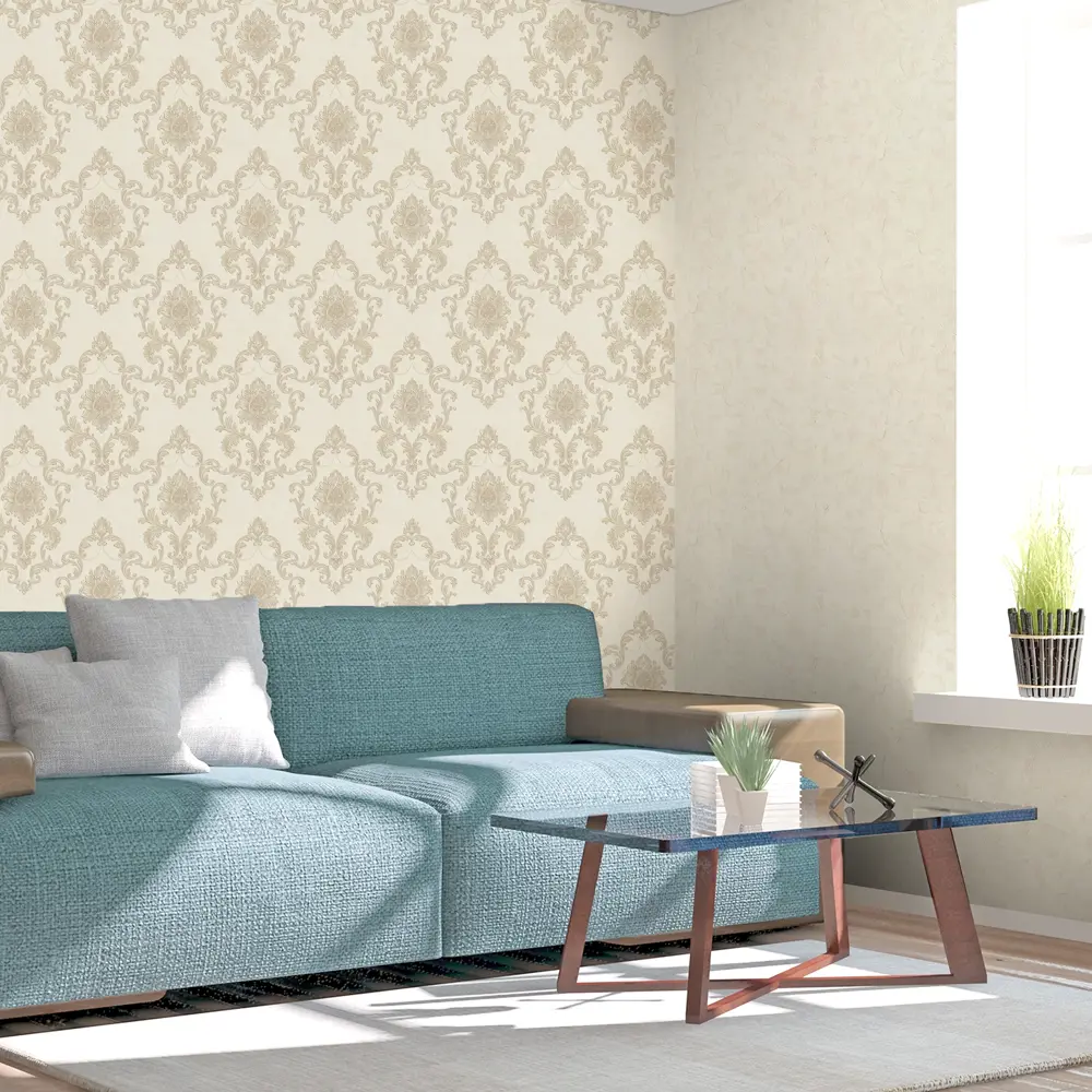 Обои флизелиновые Malex Desing «Ницца» слоновая кость 1.06 м 4111-4 82601151 STLM-2149366 МОСКОВСКАЯ ОБОЙНАЯ ФАБРИКА - Вид №3