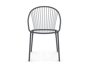 Металлический штабелируемый стул с подлокотниками