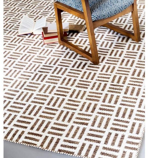 Gancedo Прямоугольный шерстяной коврик Dhurries sun-id-1396197 - Вид №8