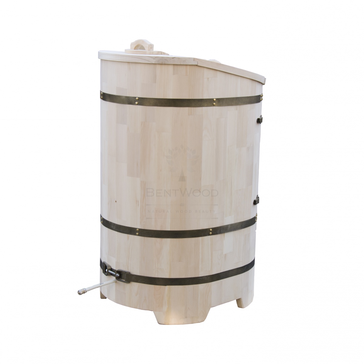 1905 Фитобочка со скосом "Сращенная" цвет натуральный, фурнитура 409 Alyarus  - Вид №7