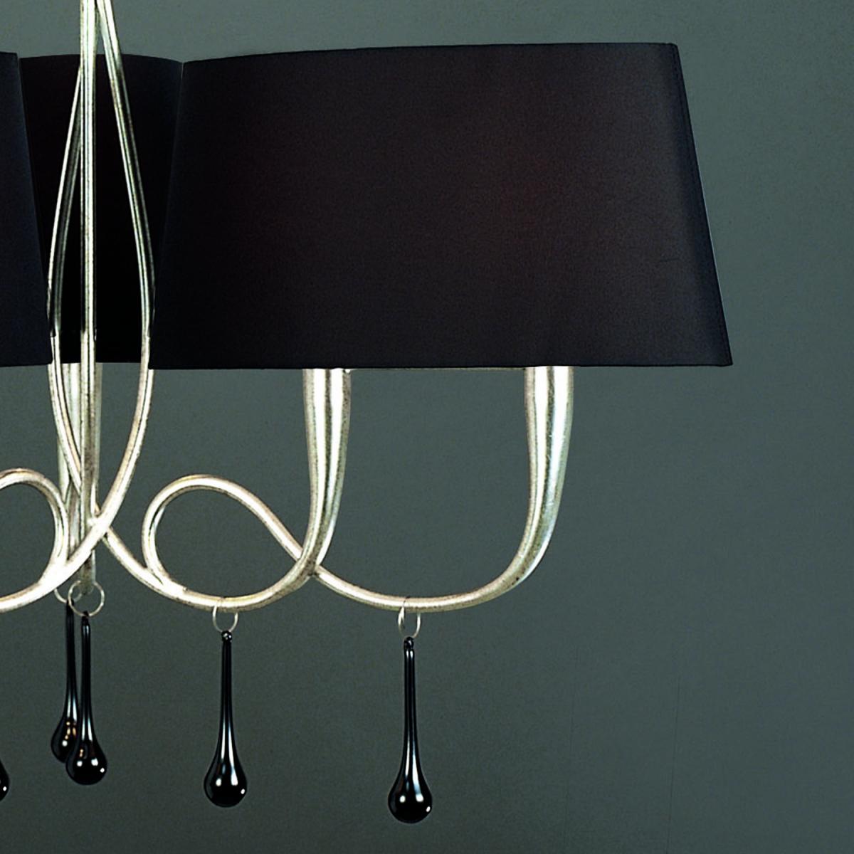 084116 Люстра 6L серебро/черный Mantra Paola - Вид №15