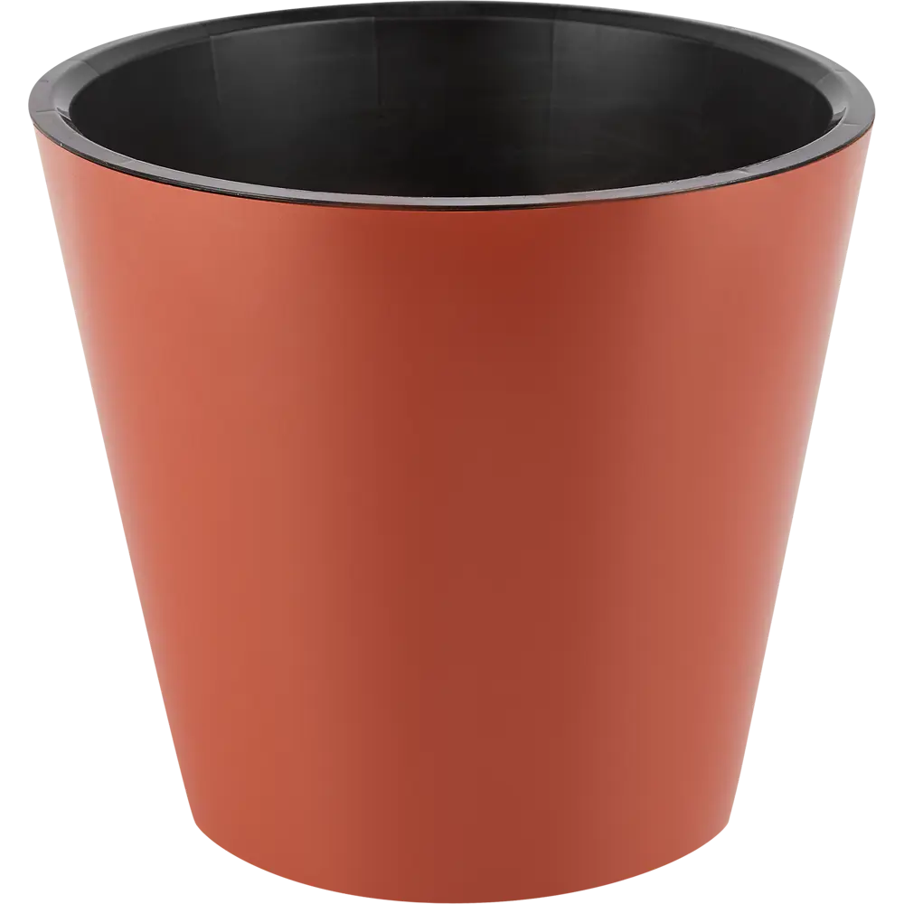Горшок цветочный Ingreen London ø23 h20.8 см v5 л пластик терракотовый STLM-2115550 - Вид №4