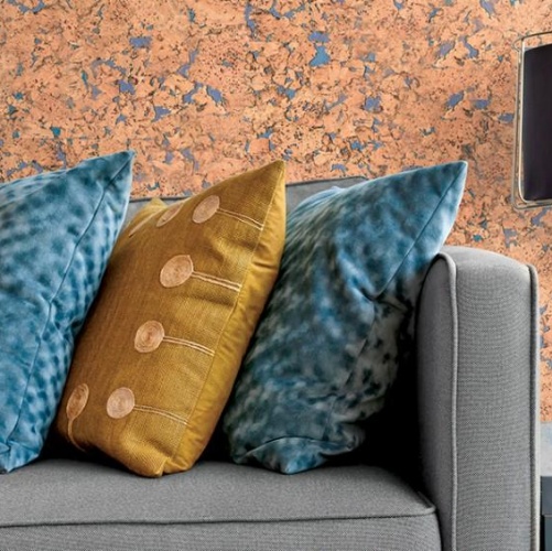 Пробка CorkStyle Wall design Monte Blue (Гладкая) 600х300 мм 1000900038 - Вид №1