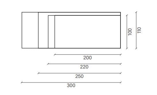 Столешница из закаленного стекла Devina Nais Free ARCH-00086320 - Вид №10
