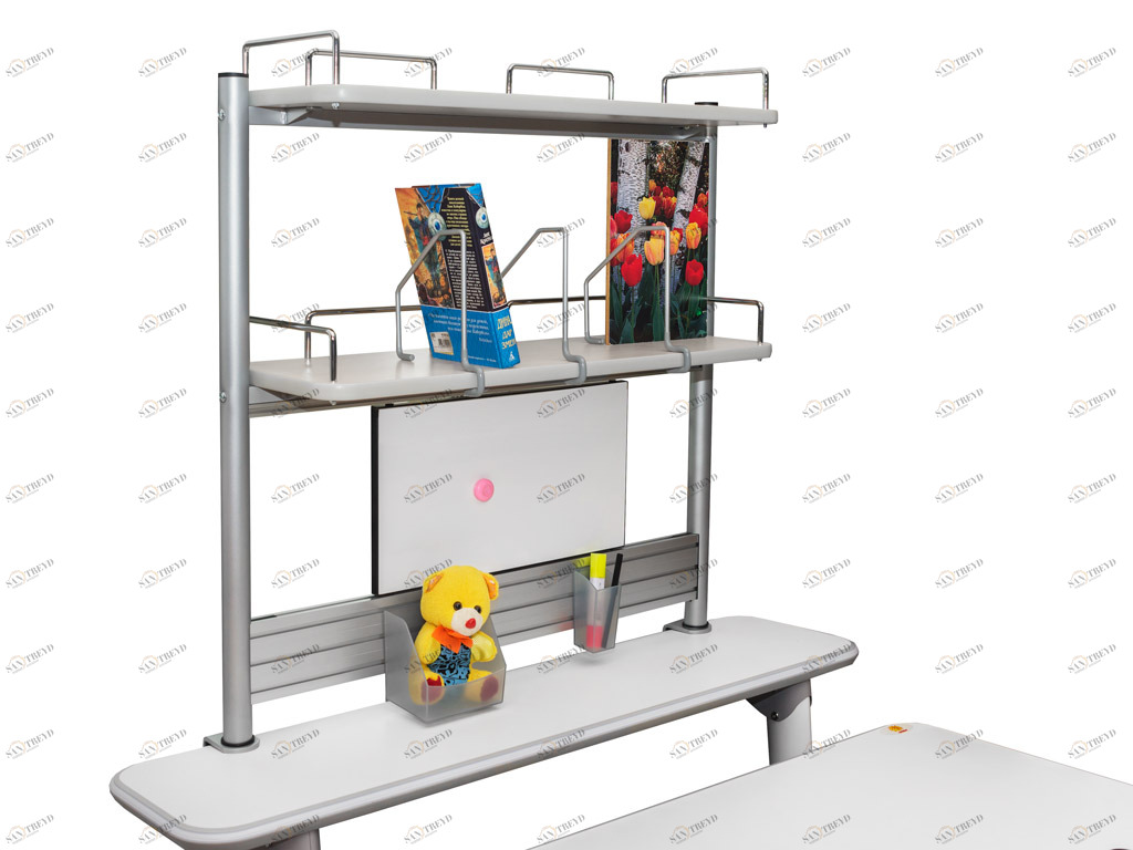 Книжная полка с магнитной доской тик COMF-PRO  261250 Серый Santreyd 