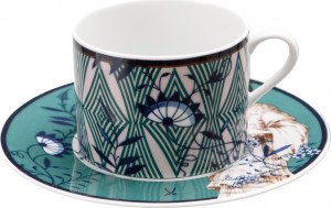 10663831 Meissen Чашка кофейная с блюдцем Meissen "Коллаж. Благородный Китай" 150мл, п/к Фарфор