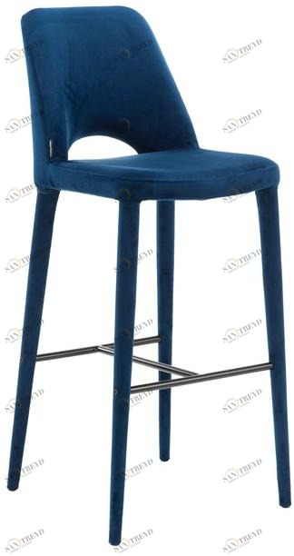 Pols Potten Барный стул высокий из бархата с огнестойкой набивкой Holy sun-id-1384520