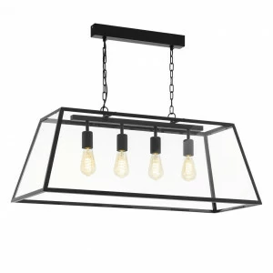 Подвесная люстра Eglo Amesbury 1 49886 EGLO ДИЗАЙНЕРСКИЕ, AMESBURY 220302 Черный