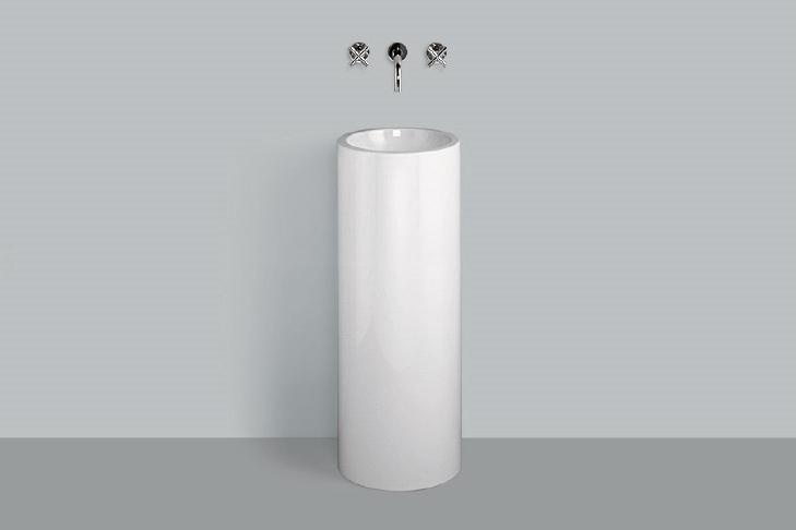 4501000401 Умывальник, wt.rx325k, белая, противомикробное Alape серия K 