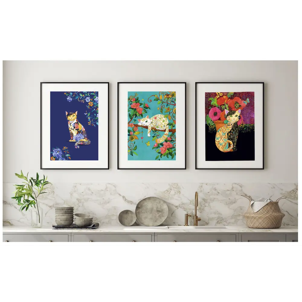 Постер КотАрт 50x70 см 3 шт АРТ ДИЗАЙН STLM-2105666 - Вид №6