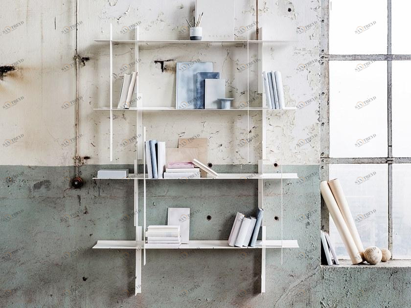 Atelier Belge Модульный настенный книжный шкаф из алюминия sun-id-1423154