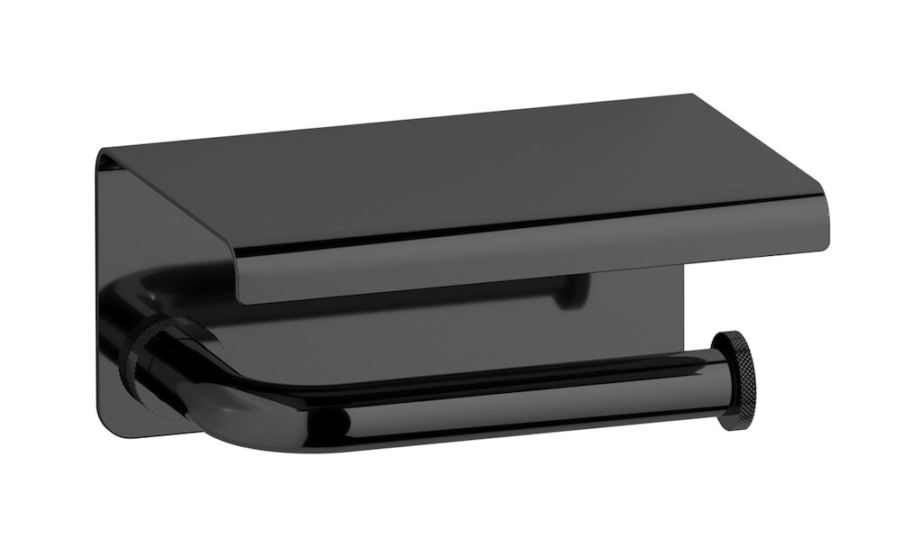 Держатель для туалетной бумаги WE ARE IB of017cf Black Chrome Officina