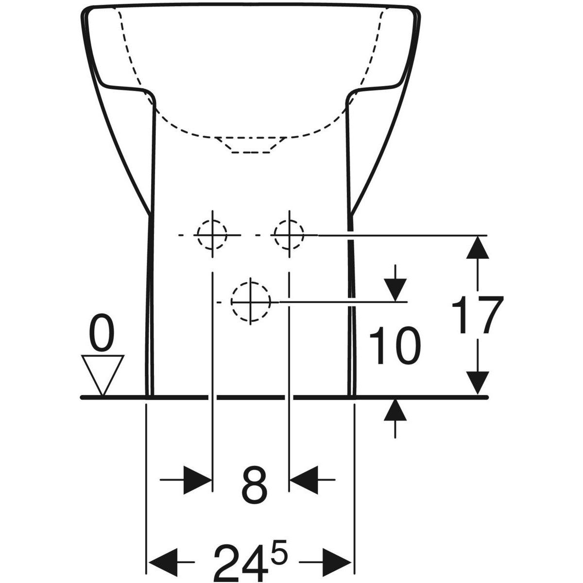 Напольная витрина для биде Geberit фантазия ARCH-00107383 - Вид №2