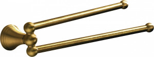 7523(44) Gedy G-Romance, полотенцедержатель двойной поворотный, цвет бронза