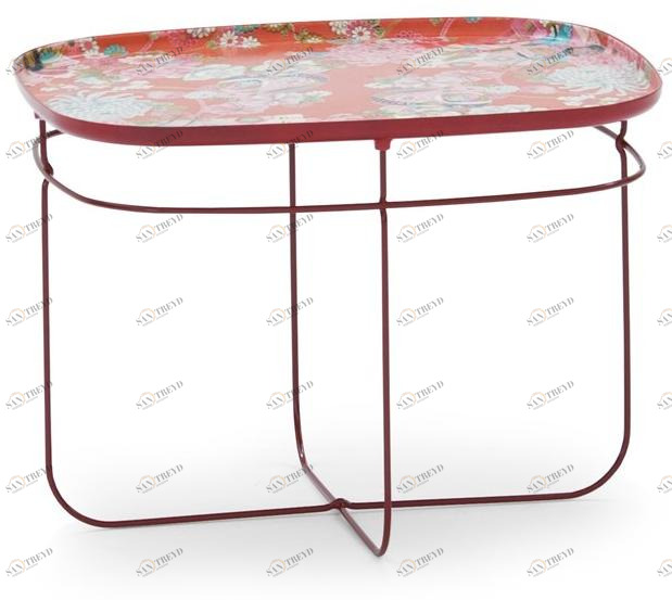 Moroso Журнальный столик из полиэфирной смолы со стальной конструкцией sun-id-1445004