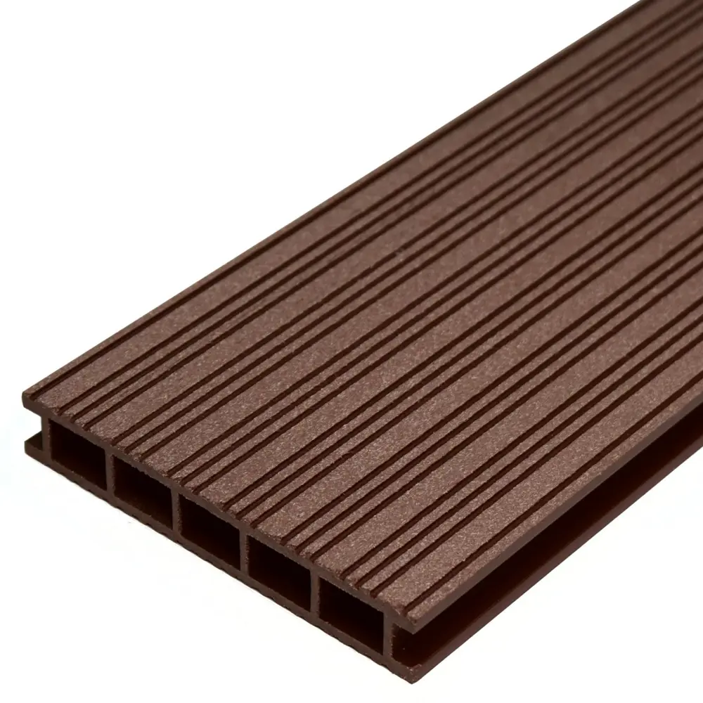 91248455 Террасная доска ДПК Faynag Zebra цвет шоколад 1500x150x24мм вельвет 0.45м² 2шт STLM-1013096
