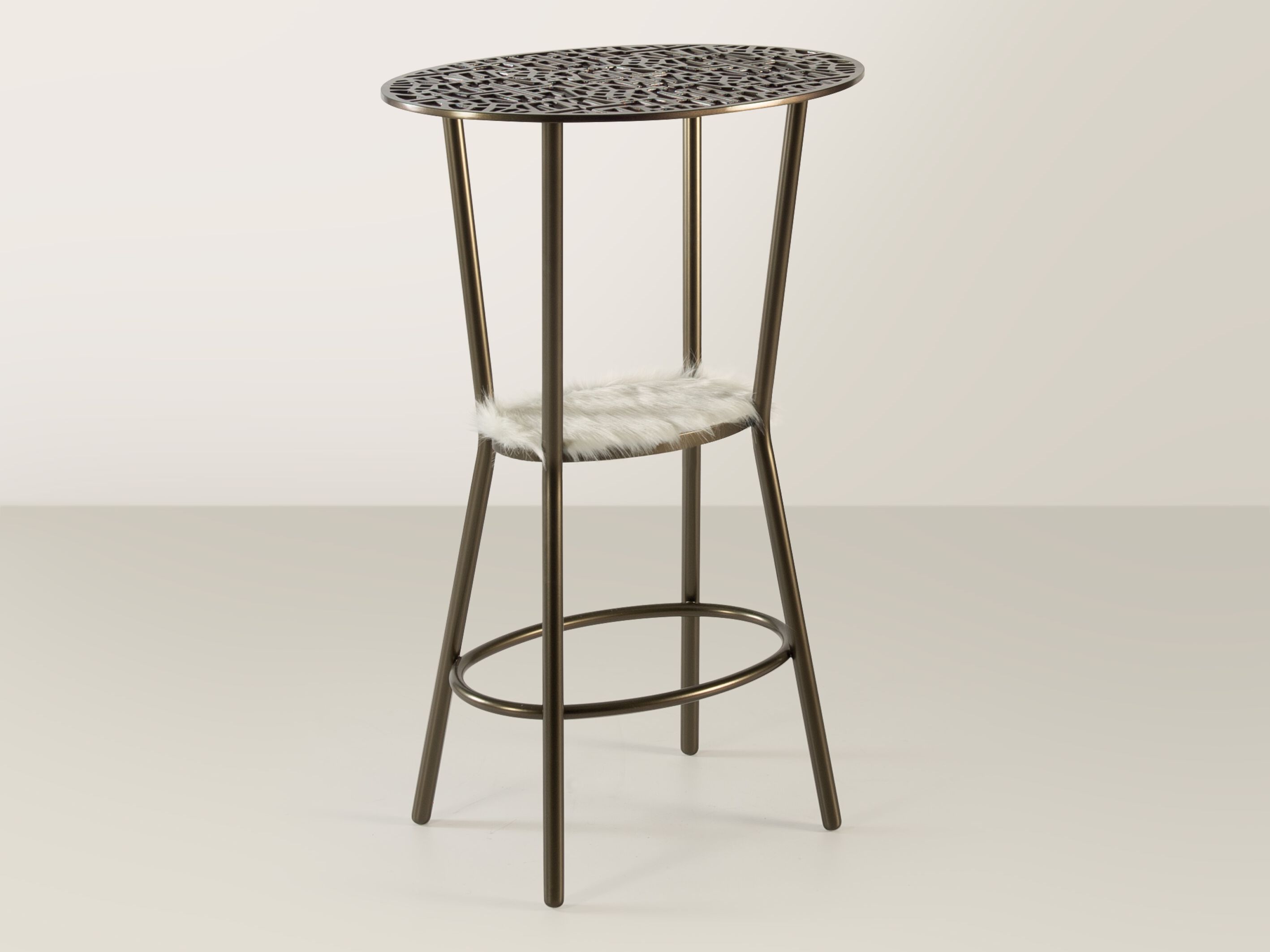 Высокий стол из стали и алюминия Galbiati Exclusive Interiors ARCH-00068670