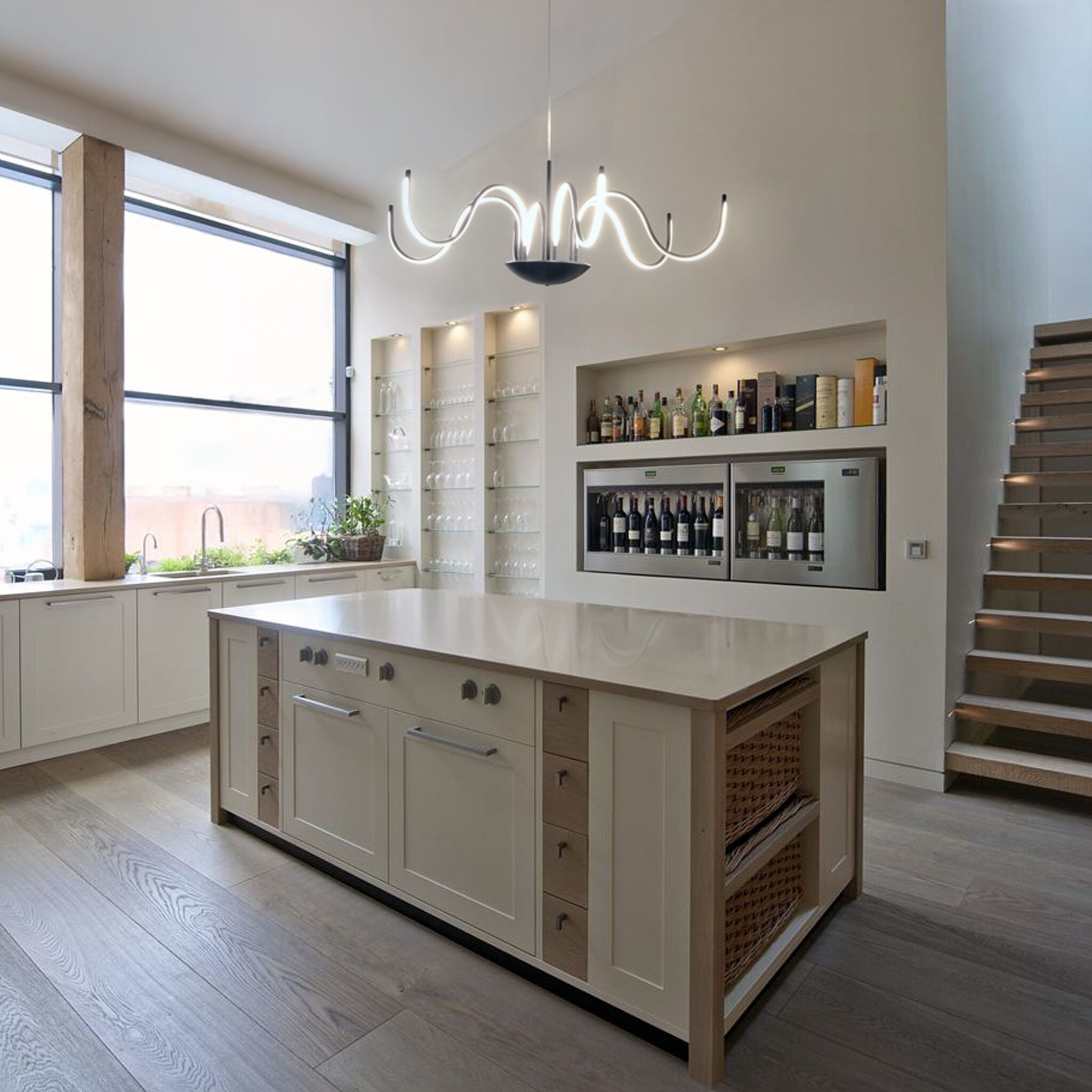 Алюминиевый светодиодный подвесной светильник EGOLUCE Чт ARCH-00036766 - Вид №4