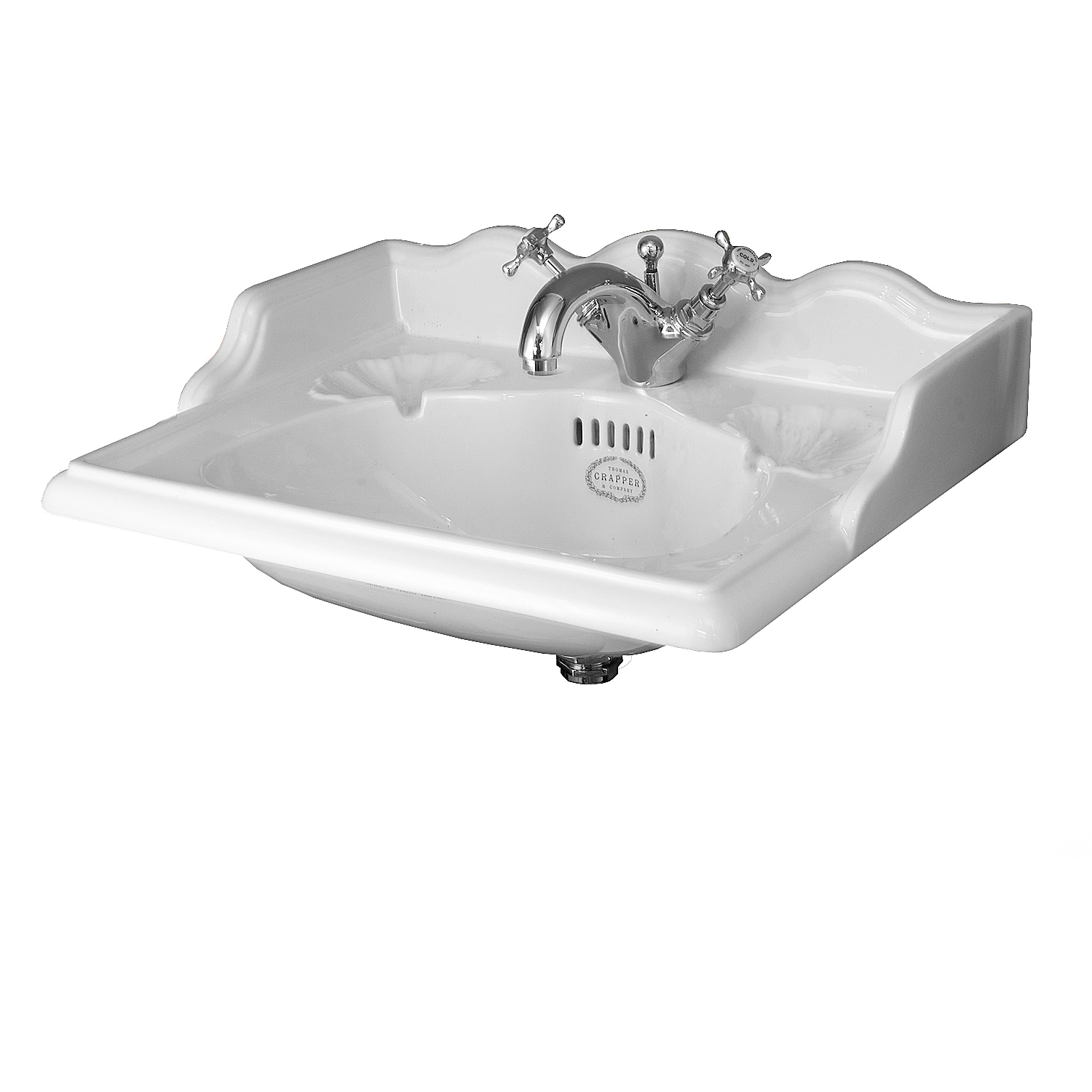 TCMB401L Раковина Marlborough с 1 отверстием для крана, 635 мм Thomas Crapper  - Вид №2