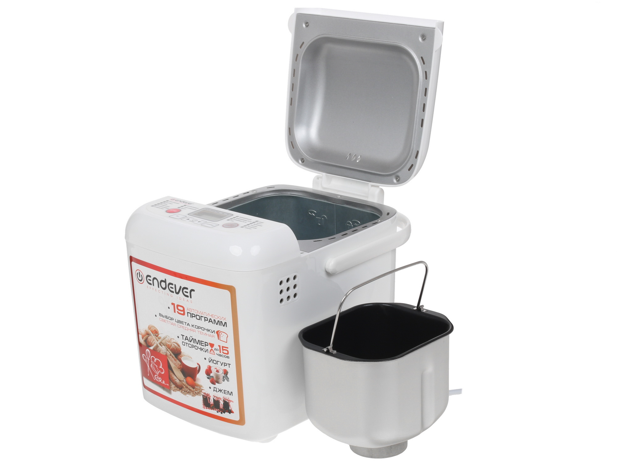 1170975 Хлебопечь Endever Skyline MB-58 белый STDN-0003547 - Вид №4