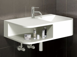 Мраморная подвесная раковина