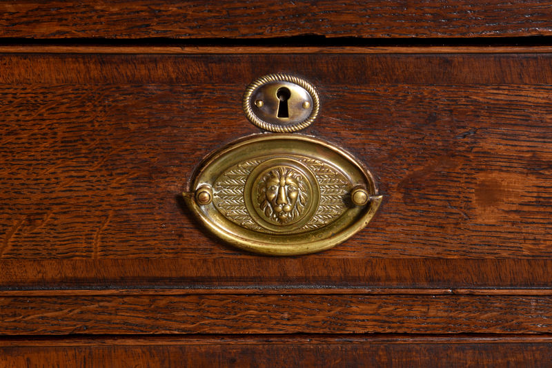 SOR27526 Дубовый комод с поперечными полосами ijlbrown  - Вид №4