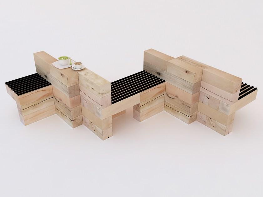 CRAFTWAND Скамейка для инфопункта из бука Craftwand® sun-id-1502575 - Вид №6