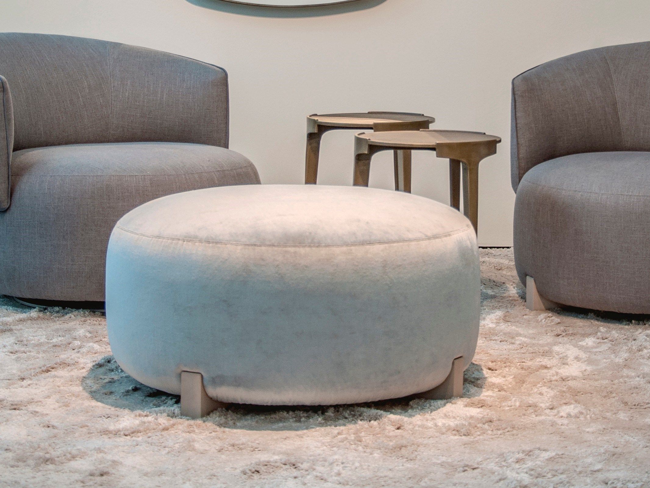 Круглый пуф из ткани Piet Boon Джейн ARCH-00089615