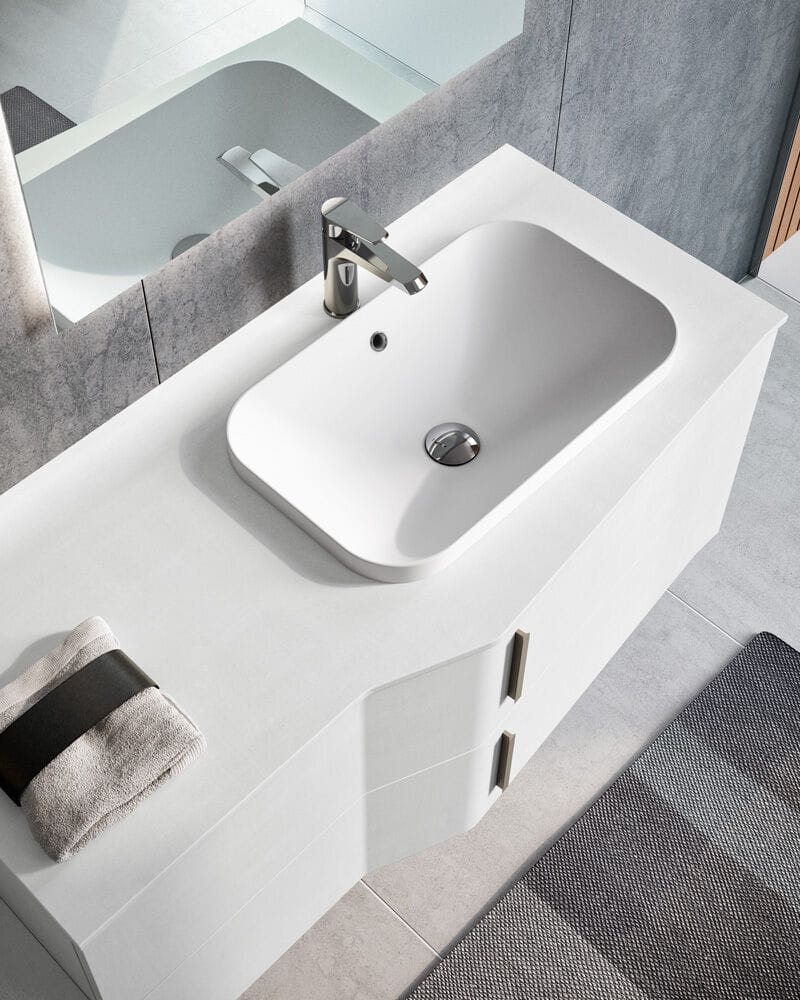 Подвесной умывальник с ящиками Gruppo Geromin Str8 ARCH-00145453 - Вид №1