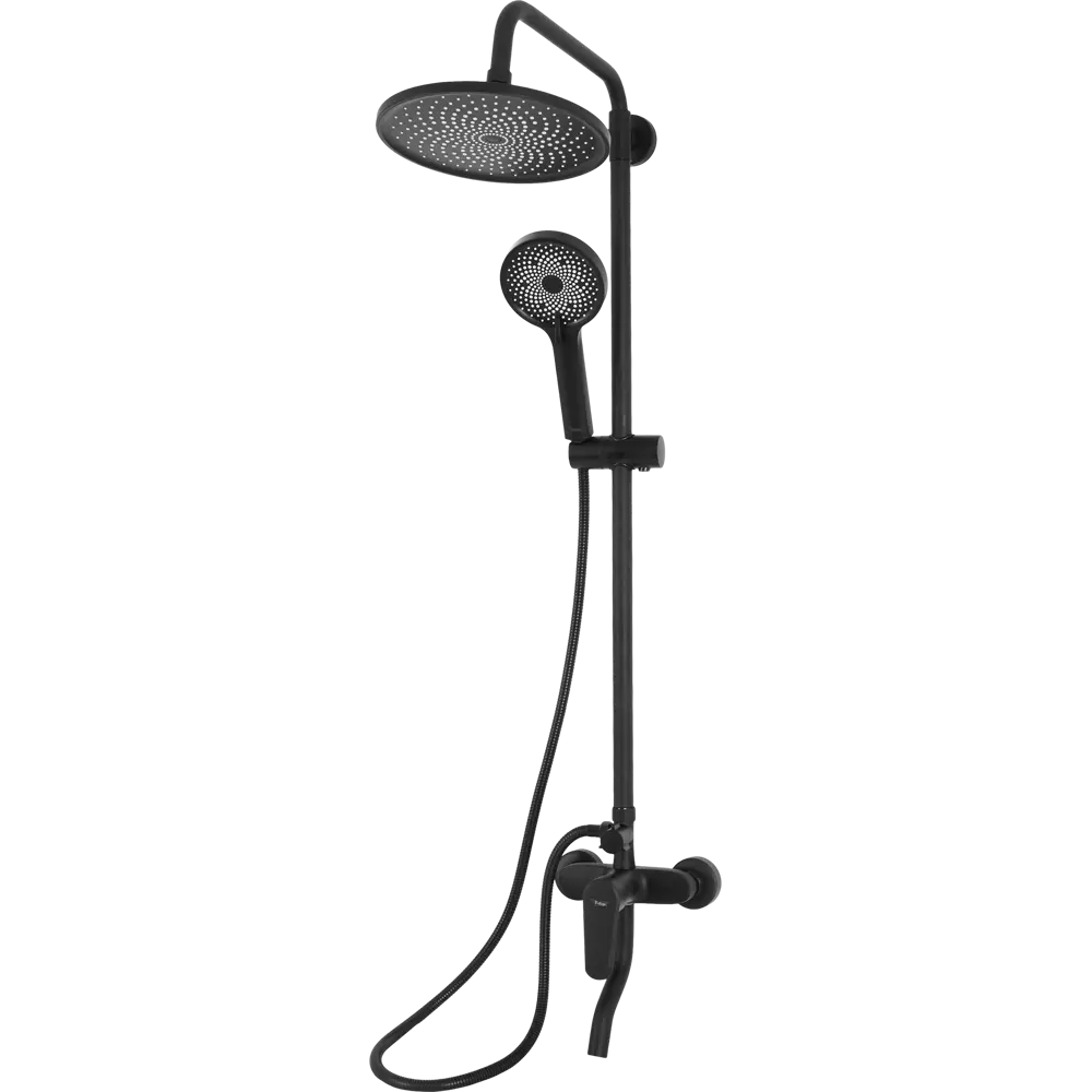 Душевая стойка Vidage Джур-Джур со смесителем 3 режима цвет чёрный STLM-2169140