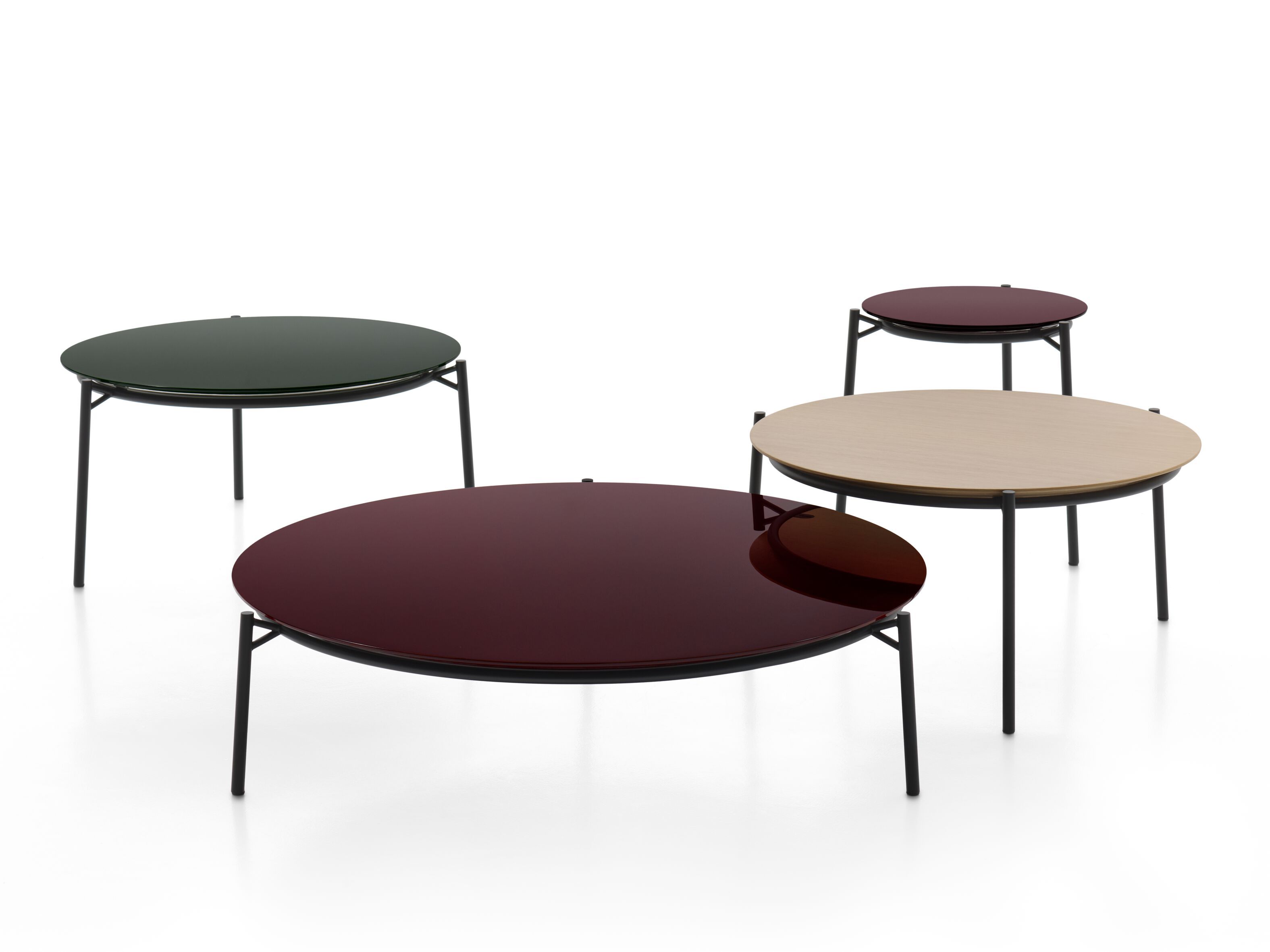 Круглый журнальный столик MDF Italia CANTLE LOW TABLE ARCH-00050083