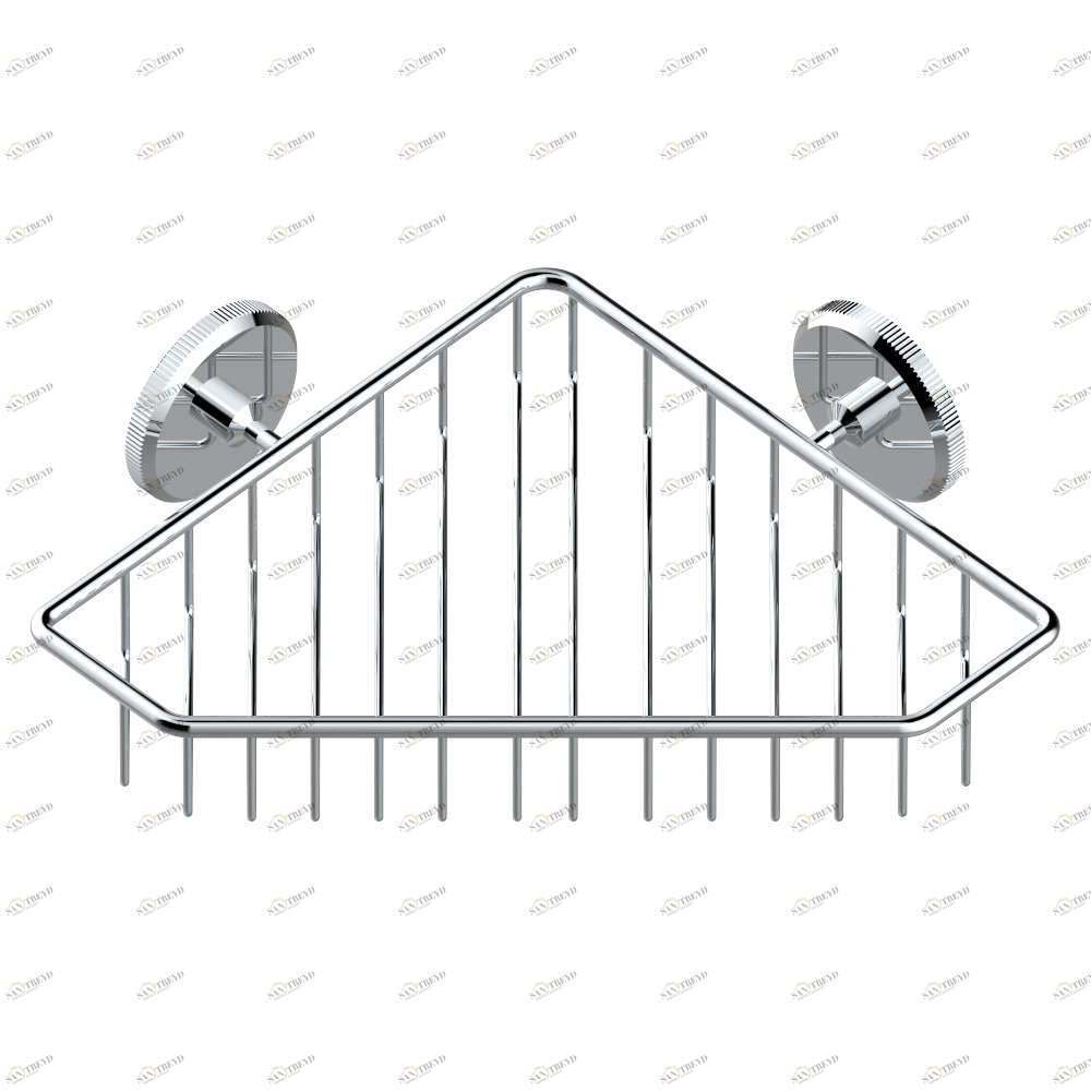 A59-3623 Мыльница-сетка большая угловая с фланцами 200 x 200 мм Thg-paris Tradition cristal Хром A59-3623 CAT.A