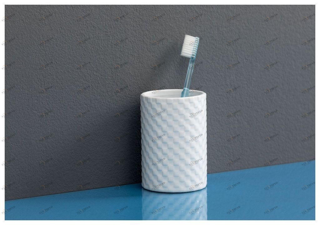 Стакан Aquanet CE1604A-TB, белый CE1604ATB