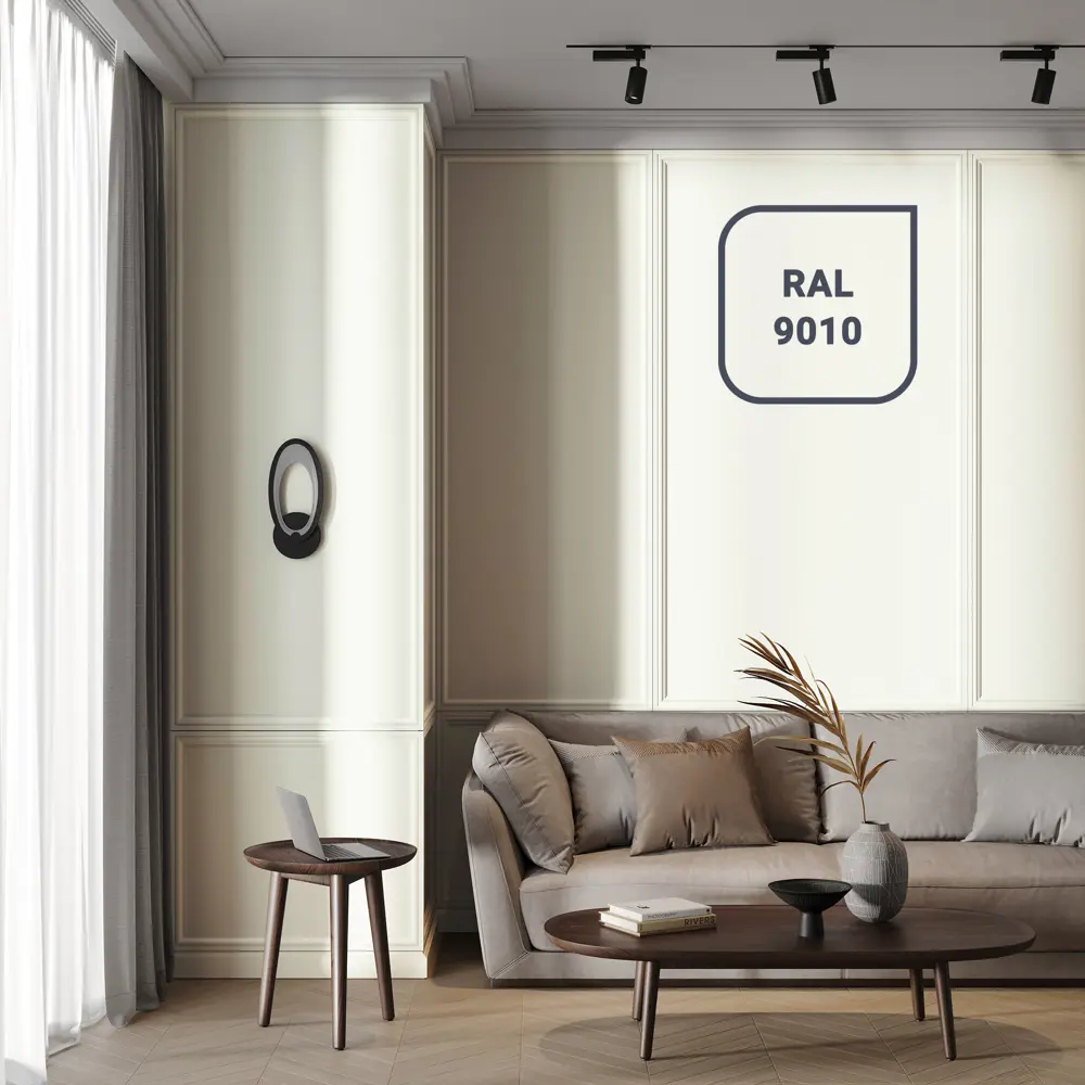 Краска Tikkurila Euro Smart-2: белая матовая для стен и потолков 2.7 л 11601178 STLM-0001308 - Вид №16