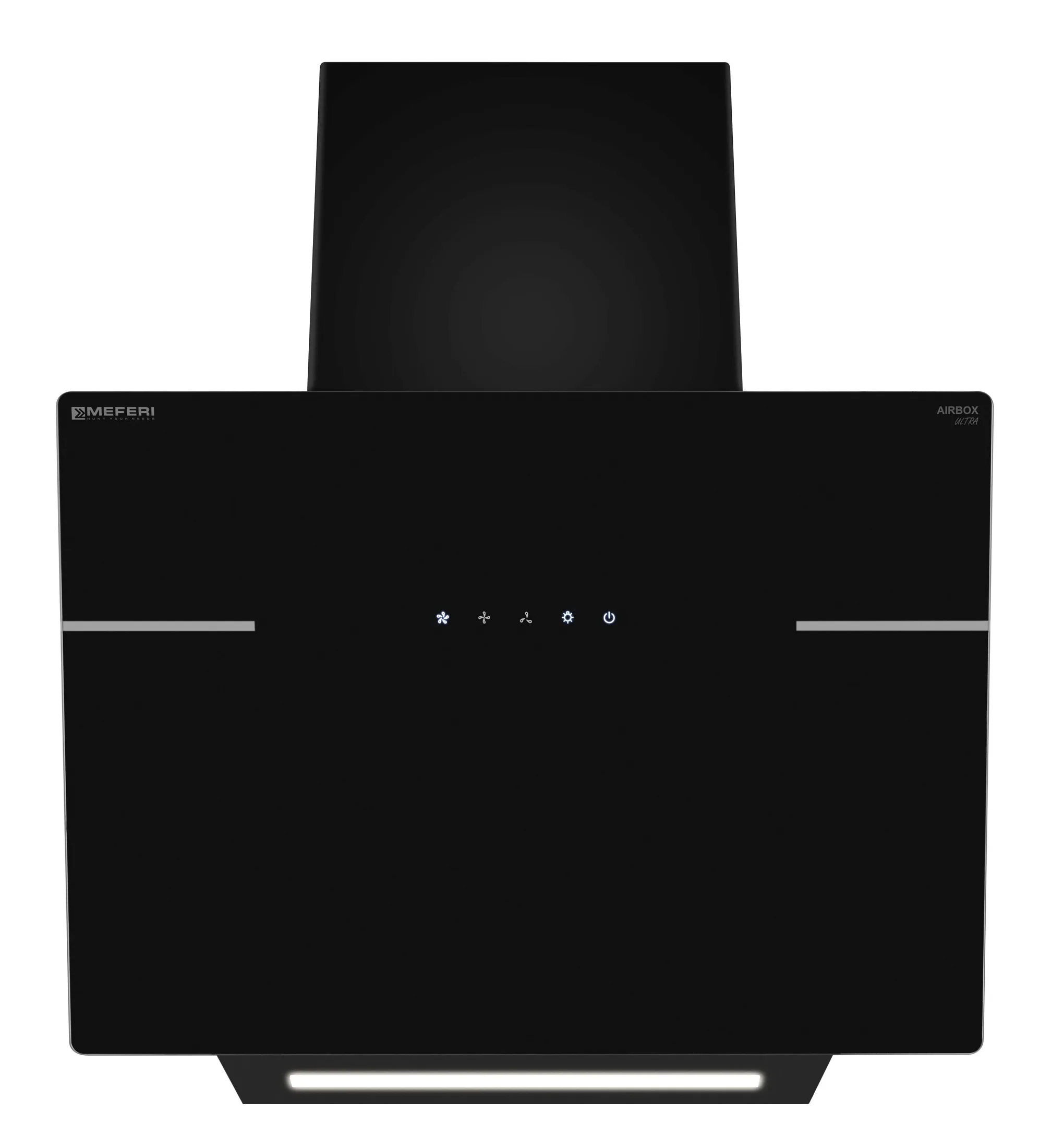 9168701 Вытяжка наклонная Meferi AIRBOX60BK ULTRA черный STDN-0024746 - Вид №1