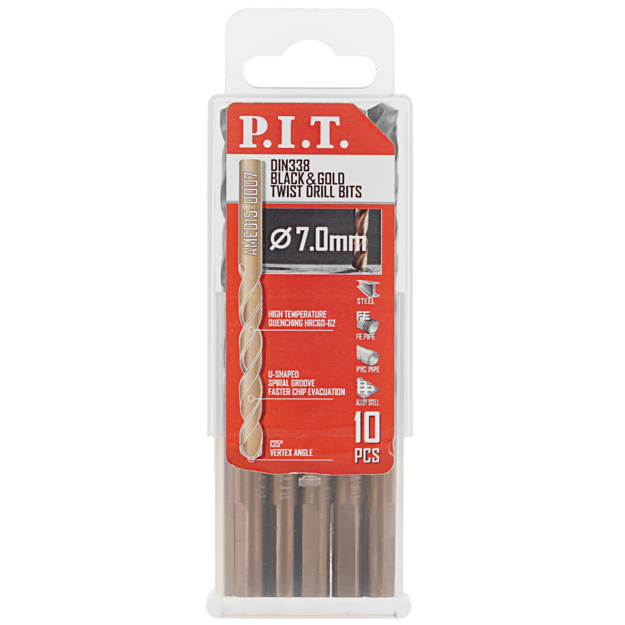 Набор сверл P.I.T. AMED15-0007 9256711 PIT STDN-0077053 - Вид №5