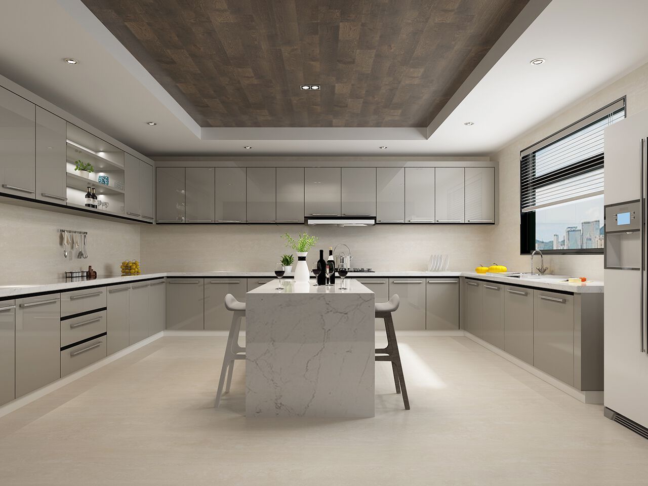 Напольное / керамогранит с эффектом травертина GANI MARBLE TILES IVORY TRAVERTINE ARCH-00056328 - Вид №2