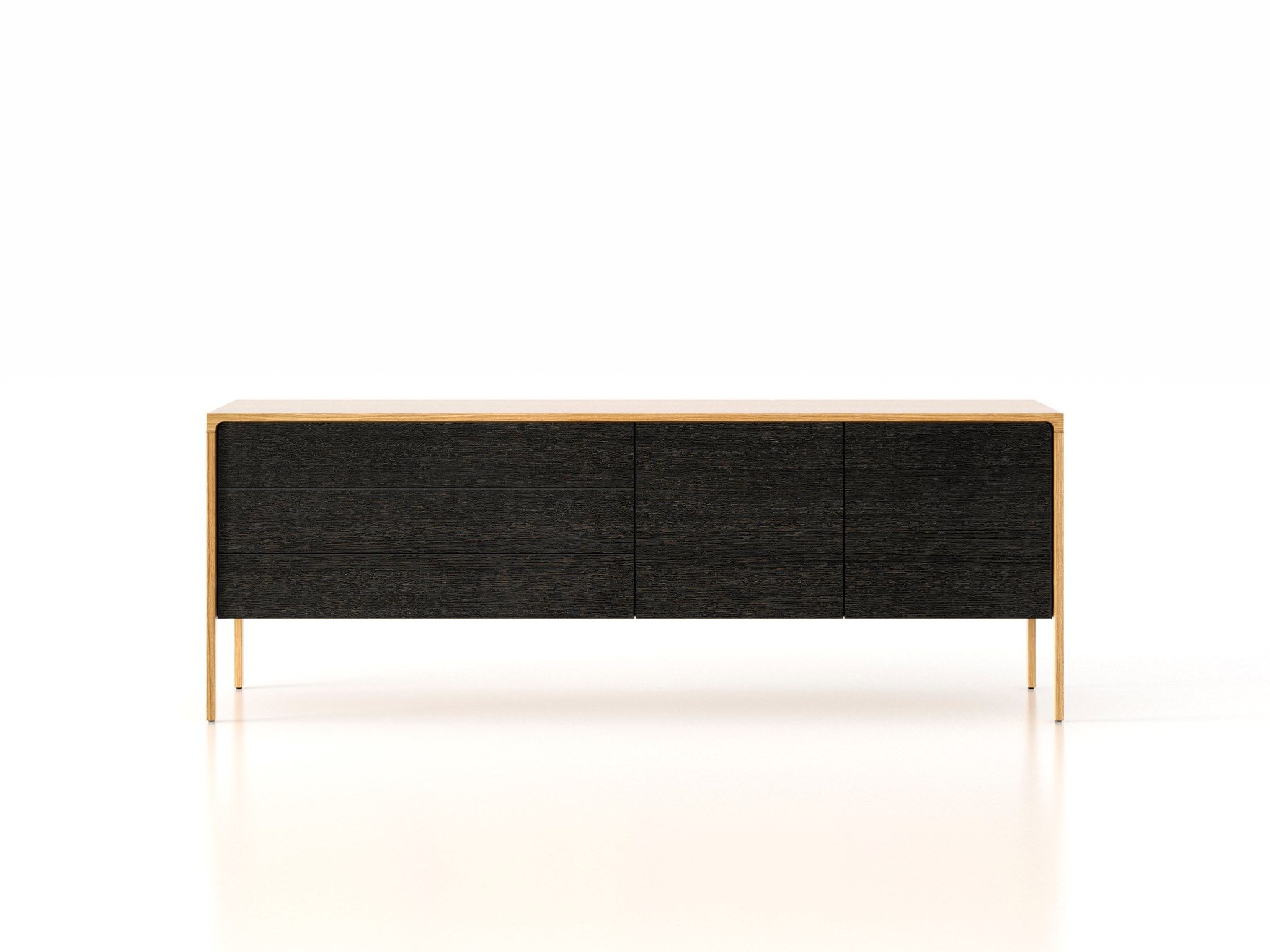 Деревянный шкаф с распашными дверями Punt Tactile ARCH-00078397 - Вид №48